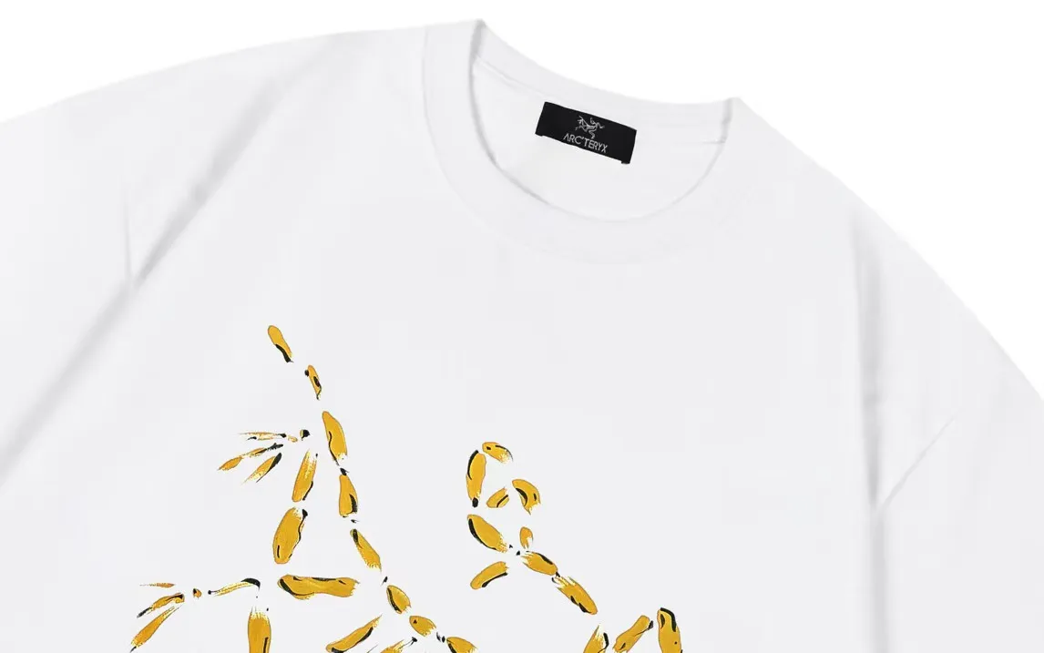 （ ） ARC TERYX JIL SANDER Series 2025New Arrival logo Same Style t 100％ 32 ：White Size：XS S M L